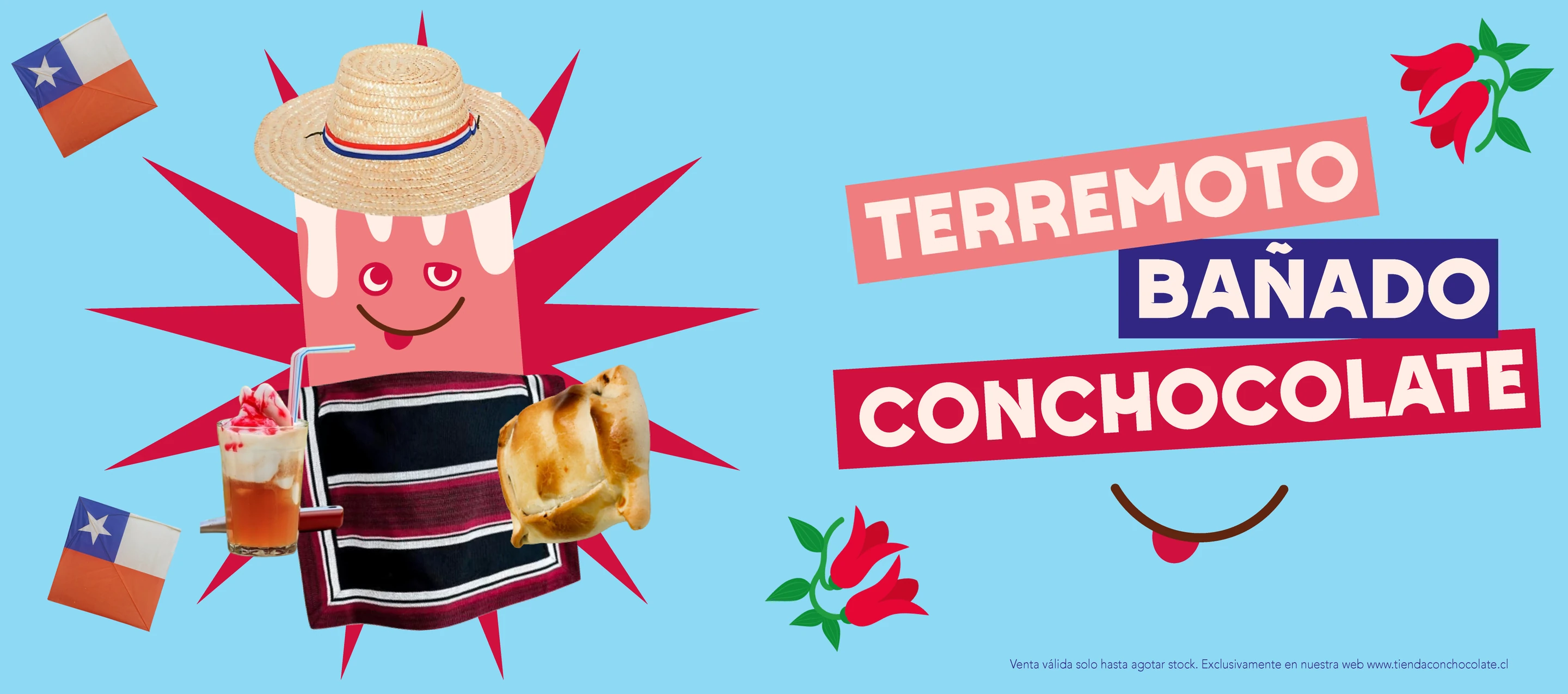 Terremoto ba&ntilde;ado ConChocolate, edici&oacute;n de Fiestas Patrias